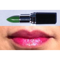 8 Green to Rose/Pink Shea Lipstick